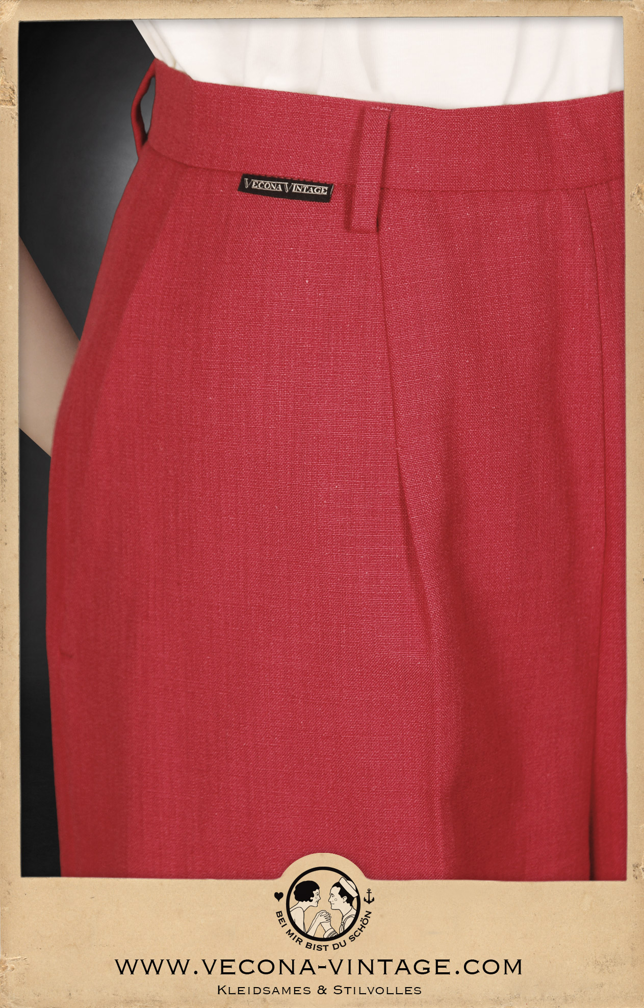 1930er Marlene Hose CHERRY BOMB