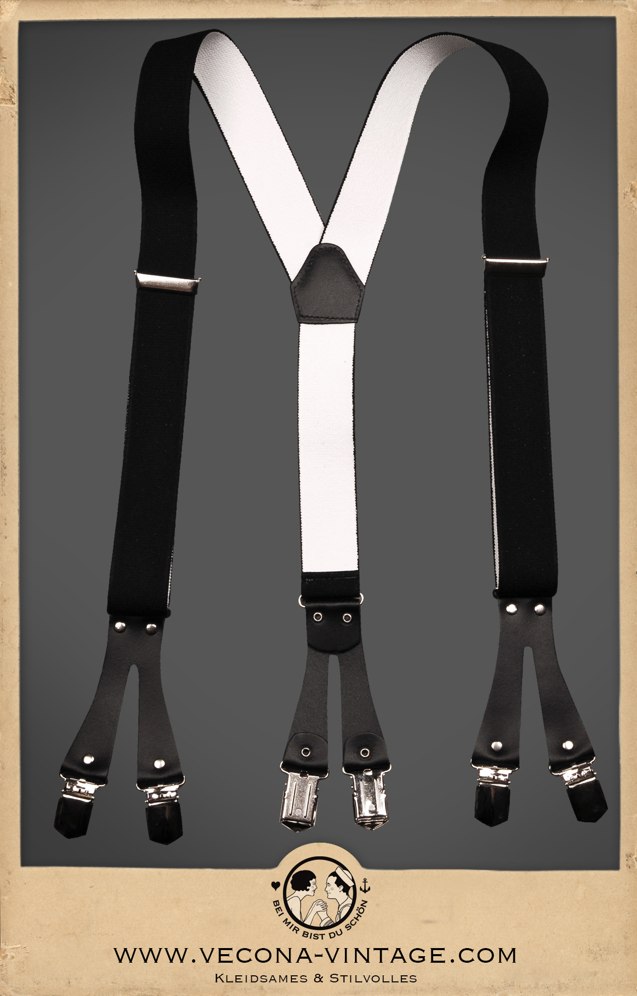 Suspenders SNAP with clips